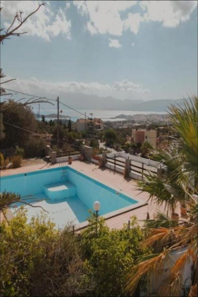 Katsikia MIT BESICHTIGUNGSVIDEO! Kreta, Katsikia: Hotelkomplex mit Pool und Meerblick in begehrter Lage zu verkaufen Gewerbe kaufen